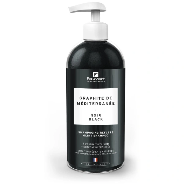Shampooing pigmenté reflet marron froid Graphite de méditerranée Fauvert Professionnel 500ML