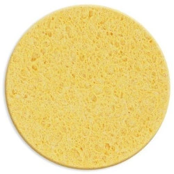 Éponges compressées sèches cellulose Jaune ø7,5cm