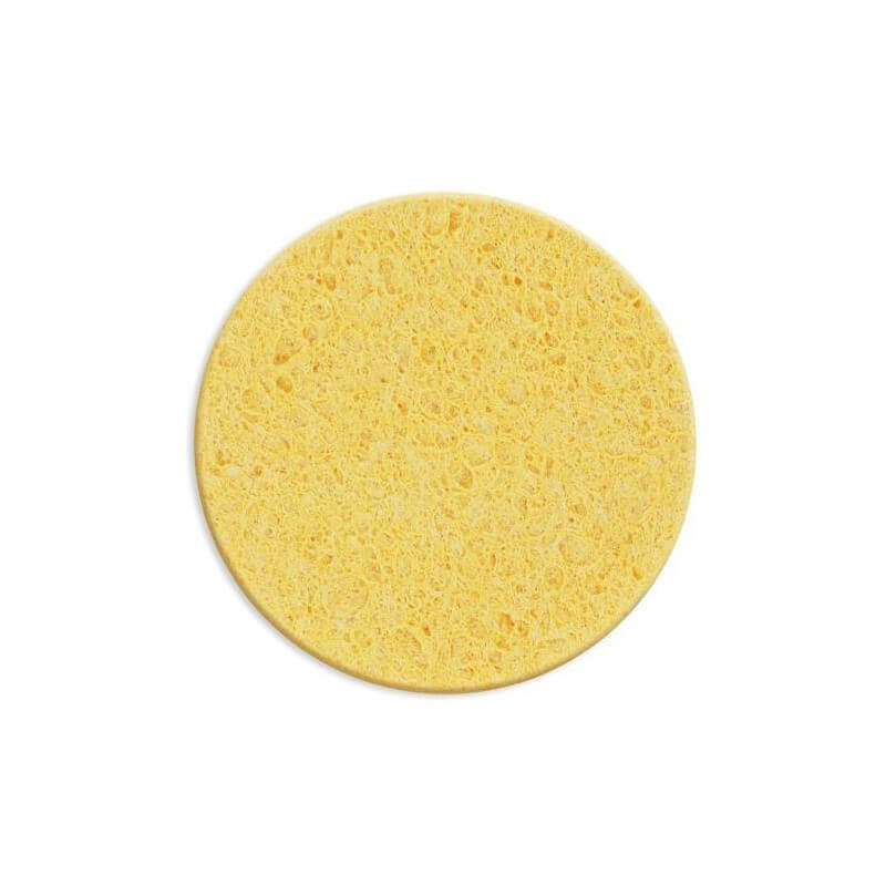 Éponges compressées sèches cellulose Jaune ø7,5cm