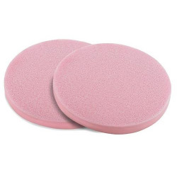Esponjas redondas de PVA umedecidas Rosa ø7,5cm x2