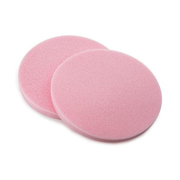 Esponjas umedecidas redondas PVA rosas ø11,5 x2 Esponjas umedecidas redondas PVA rosas ø11,5 x2