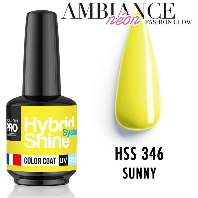 Mini barniz semipermanente Hybrid Shine n ° 343 Fluffy Mollon Pro 8ML