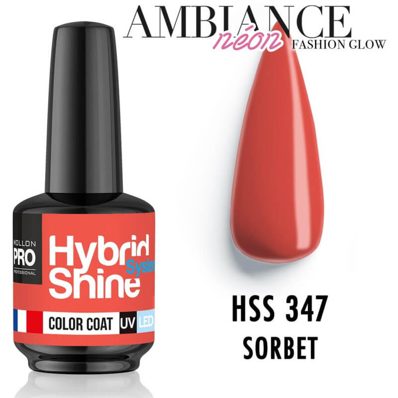 Mini semi-permanenter Hybrid Shine Lack Nr. 343 Fluffy Mollon Pro 8ML