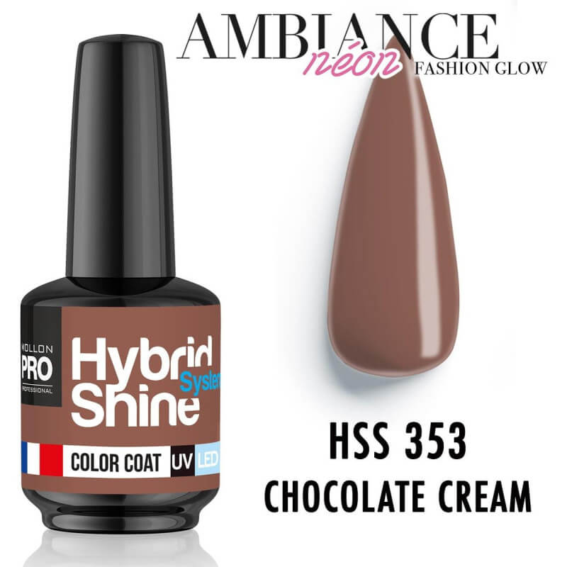 Mini semi-permanent Hybrid Shine varnish n ° 343 Fluffy Mollon Pro 8ML