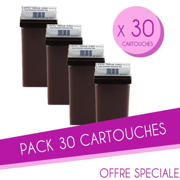 Pack 30 Cartridges wax 100 ML Chocolate Pack 30 Cartridges wax 100 ML Chocolate