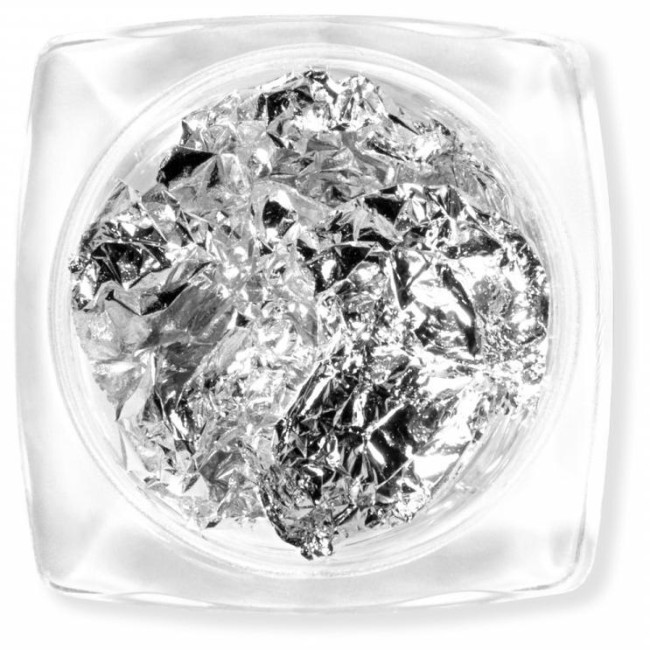 Feuilles métalliques silver Crumpled Foils MNP