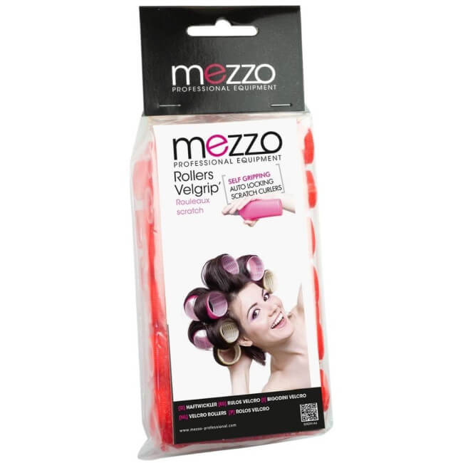 12 rolos de velcro vermelho Shophair 13mm