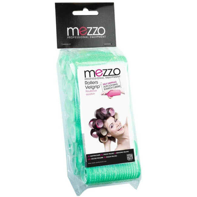 12 rotoli di velcro verde Shophair da 21 mm.