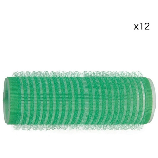 12 rouleau velcro verts Shophair 21mm