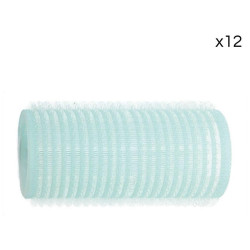 12 Rollen Himmelblaue Klettverschlüsse Shophair 28mm