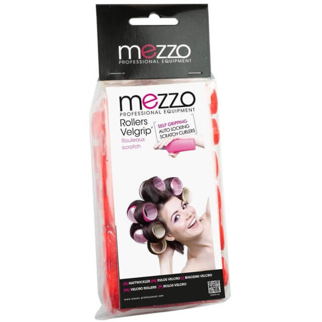 12 rolos de velcro vermelho Shophair 36mm
