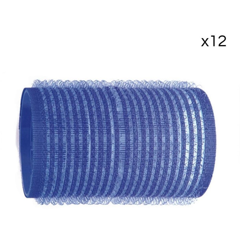 12 rolls of royal blue Shophair 40mm Velcro