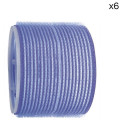 6 rouleaux velcro bleus Shophair 80mm