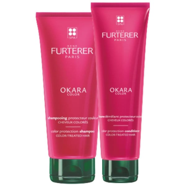 Duo shampooing + baume protecteur couleur Okara Color René Furterer