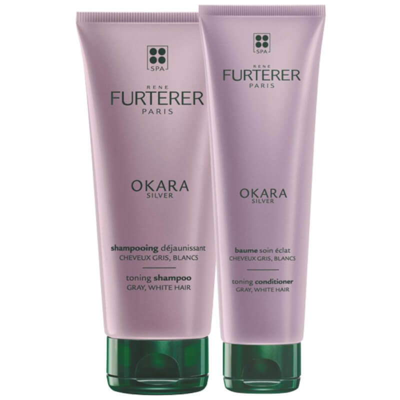 Duo shampooing + baume déjaunissant Okara Silver René Furterer