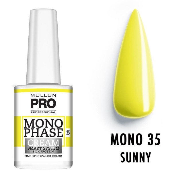 Vernis Monophase n°35 Sunny uv/led Mollon Pro 10ML