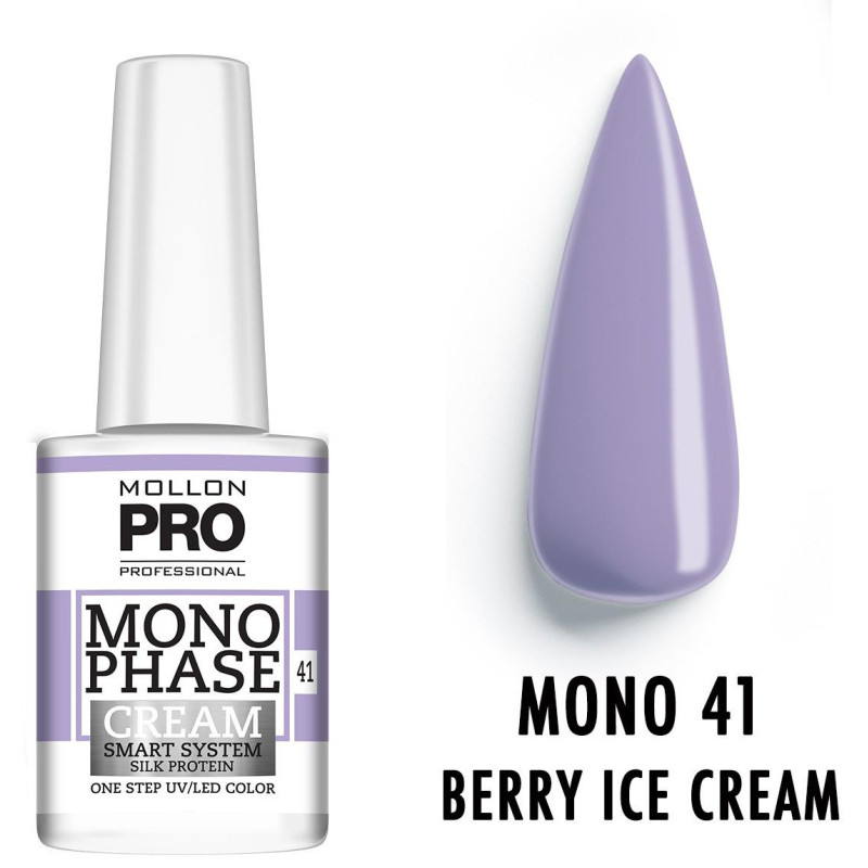 Vernis Monophase n°41 Berry Ice Cream uv/led Mollon Pro 10ML