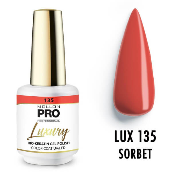 Vernis semi-permanent Luxury nr. 134 Sunny Mollon Pro 8ML Vernis semi-permanent Luxury nr. 134 Sunny Mollon Pro 8ML