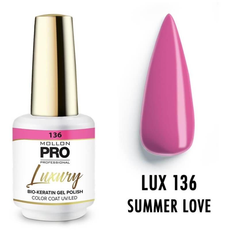 Semi-permanent Luxury varnish n ° 118 Frech Soft Mollon Pro 8ML