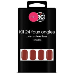 Caixa com 24 pontas de unhas postiças Beauty Coiffure