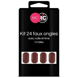 Boîte de 24 tips faux-ongles Beauty Coiffure