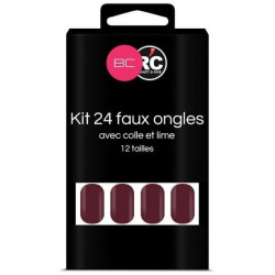 Boîte de 24 tips faux-ongles Beauty Coiffure