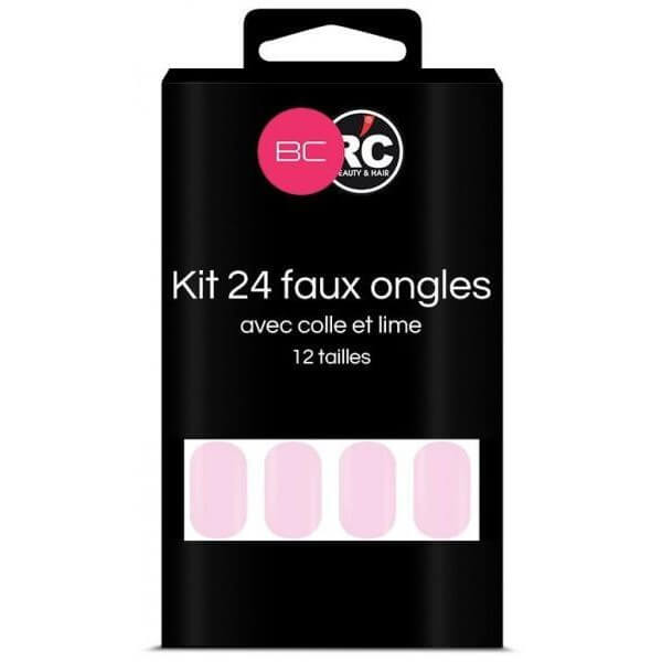 Caixa com 24 pontas de unhas postiças Beauty Coiffure Caixa com 24 pontas de unhas postiças Beauty Coiffure