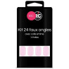 Caixa com 24 pontas de unhas falsas Beauty Coiffure.