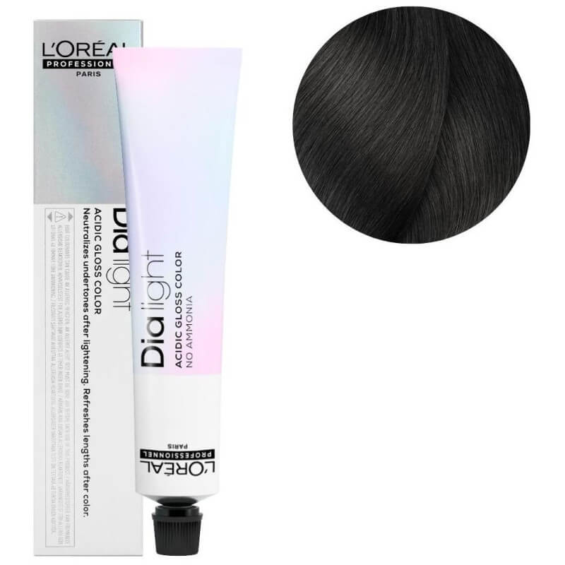 Coloration Dia Light n°4 châtain  L'Oréal Professionnel 50ML