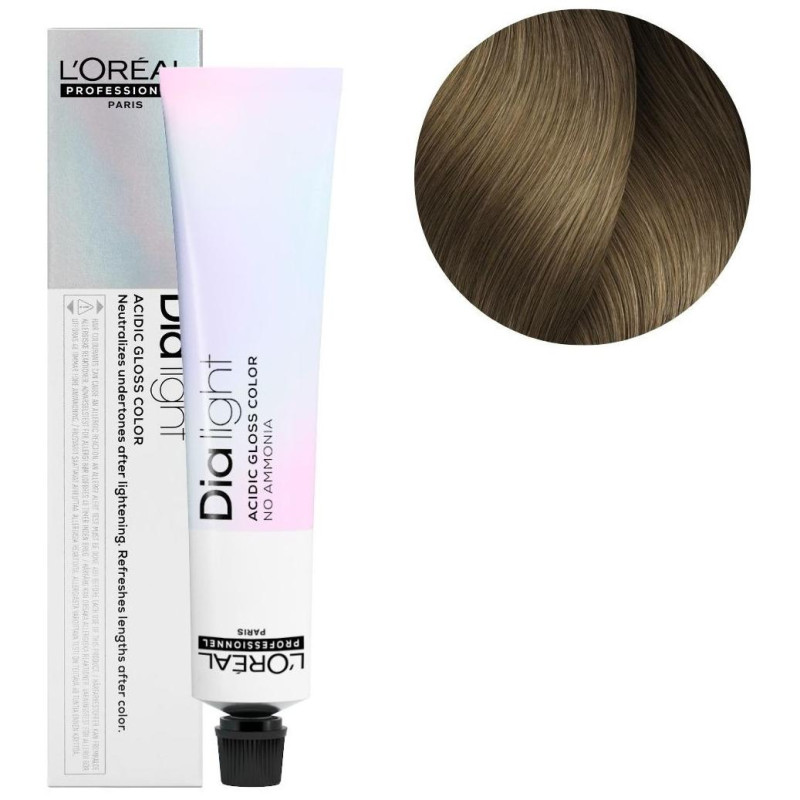 Coloration Dia Light n°8 blond clair L'Oréal Professionnel 50ML