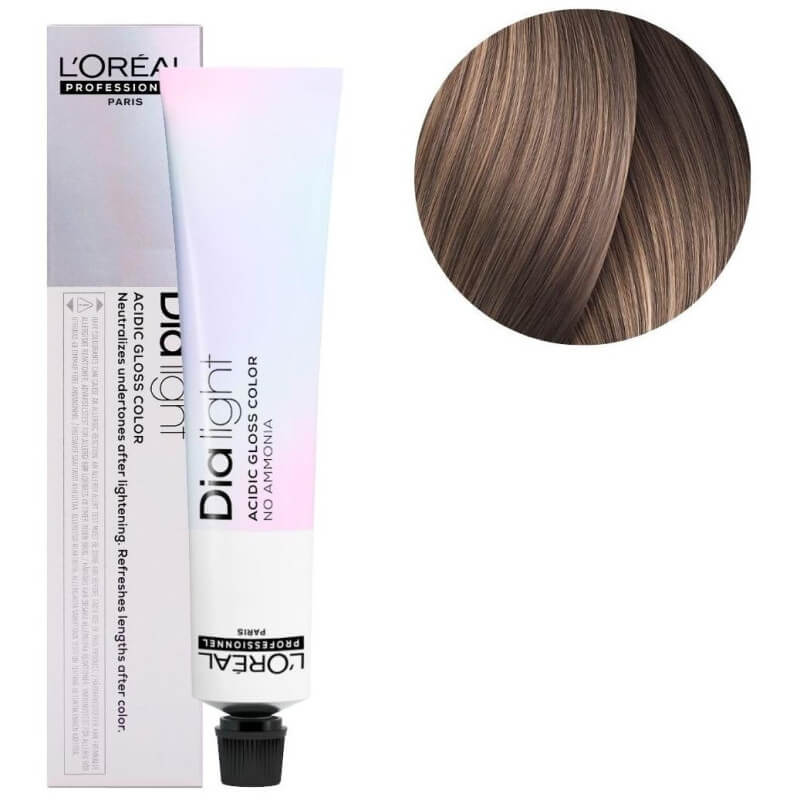 Coloration Dia Light n°8.21 blond clair irisé cendré  L'Oréal Professionnel 50ML