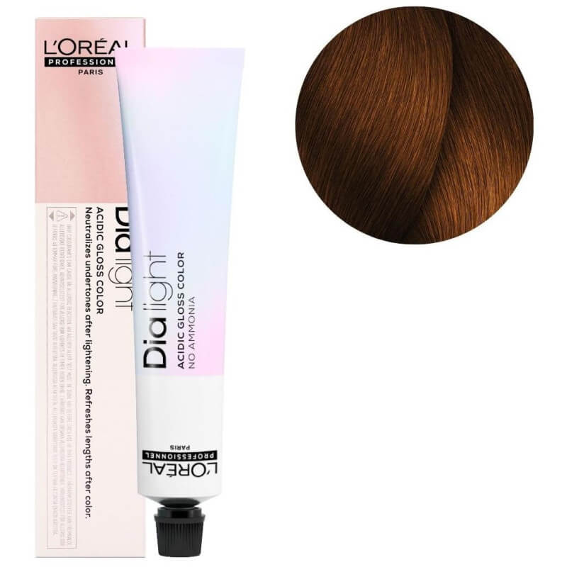 Coloration Dia Light n°5.4 châtain clair cuivré L'Oréal Professionnel 50ML