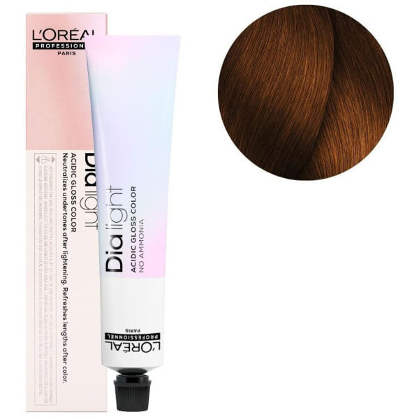 Kleuring Dia Light nr. 5.4 licht koperbruin L'Oréal Professionnel 50ML Kleuring Dia Light nr. 5.4 licht koperbruin L'Oréal Professionnel 50ML