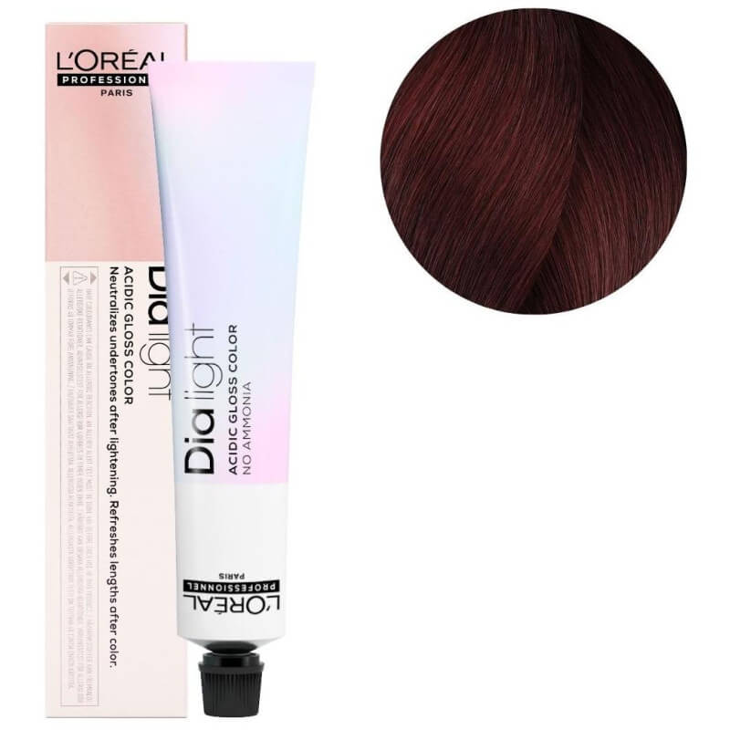 Coloration Dia Light n°5.66 châtain clair rouge profond L'Oréal Professionnel 50ML