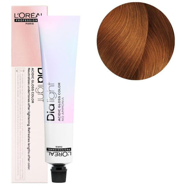Kleuring Dia Light nr. 8.43 licht goudblond koper L'Oréal Professionnel 50ML Kleuring Dia Light nr. 8.43 licht goudblond koper L'Oréal Professionnel 50ML