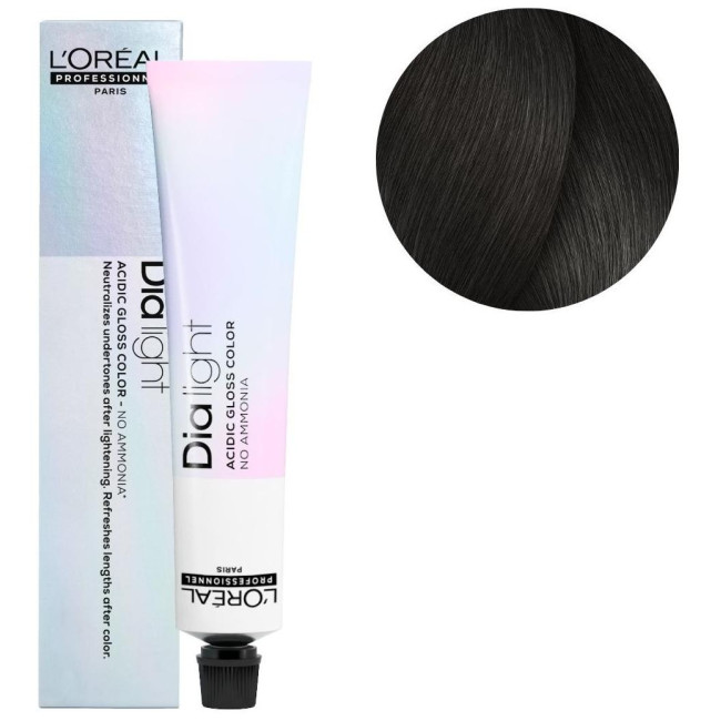 Coloration Dia Light n°5.11 châtain clair cendré profond  L'Oréal Professionnel 50ML
