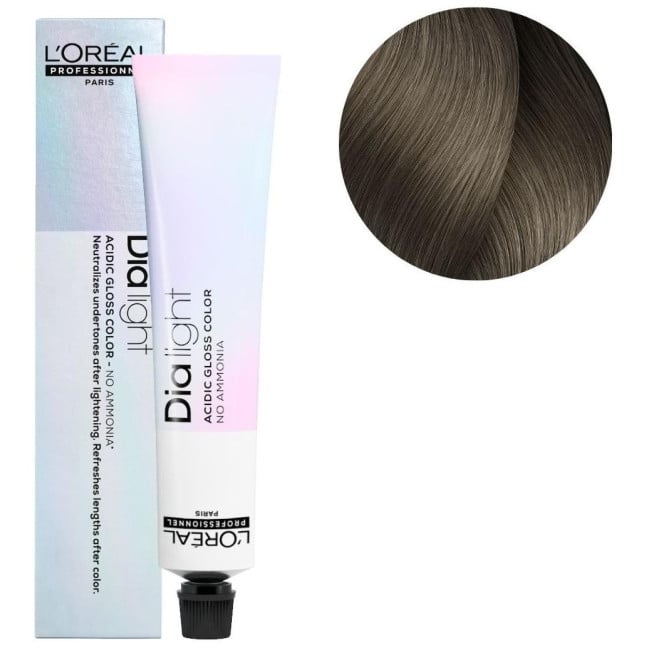 Coloration Dia Light n°7.01 blond naturel glacé  L'Oréal Professionnel 50ML