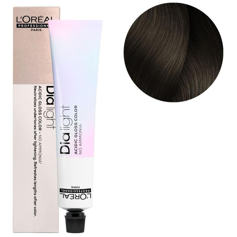 Dia Light coloration n°6.13 dark ash golden blonde L'Oréal Professionnel 50ML