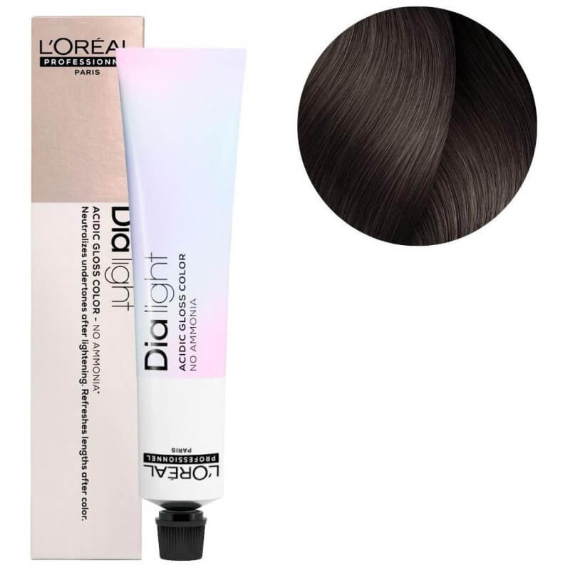 Coloration Dia Light n°7.12 blond cendré irisé L'Oréal Professionnel 50ML