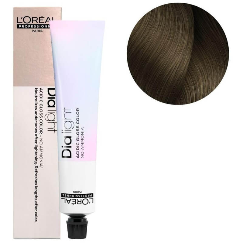 Coloration Dia Light n°7.13 blond cendré doré L'Oréal Professionnel 50ML