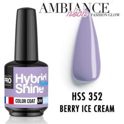 Mini semi-permanent nail polish from the Hybrid Shine Neon Ambience collection Mollon Pro