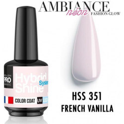 Mini semi-permanent nail polish from the Hybrid Shine Neon Ambience collection Mollon Pro