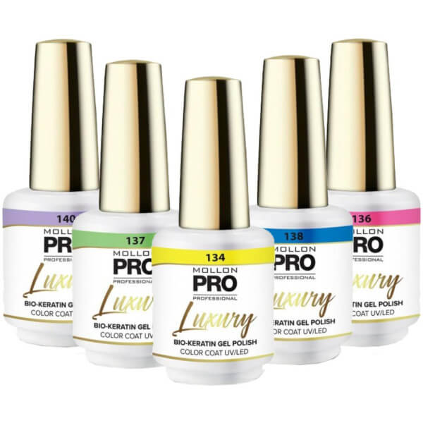 Verniz semipermanente da coleção de luxo Ambiance Neon Mollon Pro