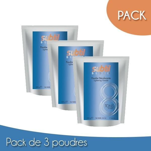 Paquete de polvo 3 sutil rubio 500 Grs Paquete de polvo 3 sutil rubio 500 Grs