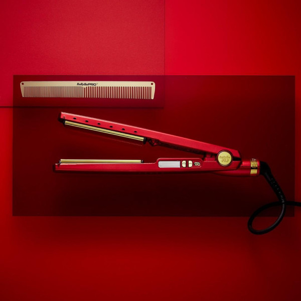 Plancha de pelo Babyliss Pro Titanium Red Limited Edition