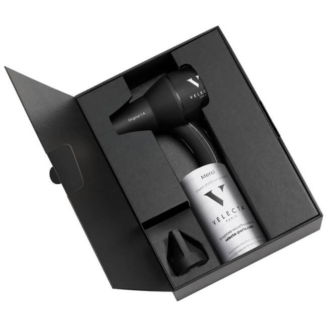 Originele fluwelen zwarte haardroger 1.4 1400W