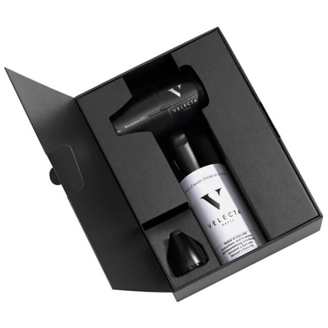 Haardroger Revolution 2.2 in absolute zwarte kleur 2200W