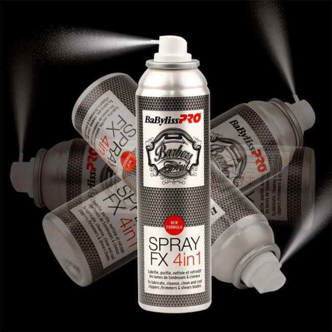Spray Lubrificante FX 4 em 1 Barbers