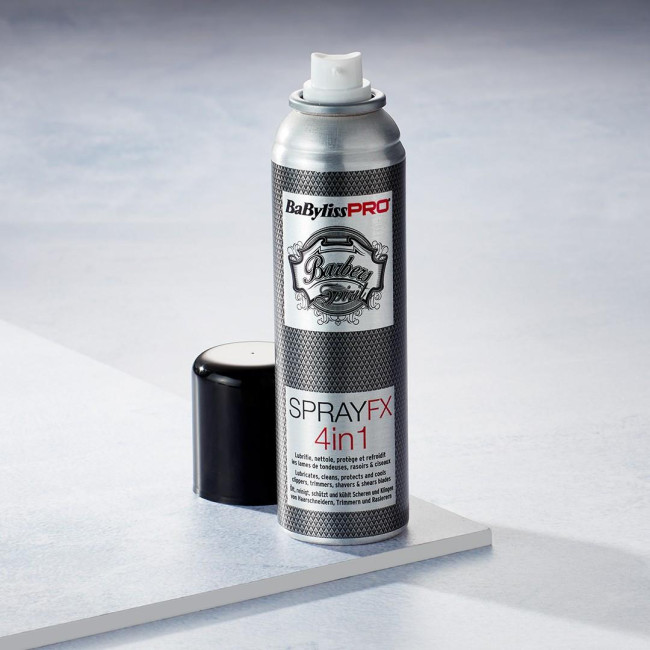 Spray barber lubrifiant FX 4-en-1 Babyliss Pro 150ML