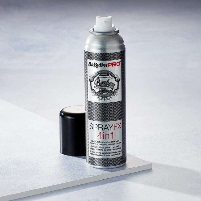 Spray lubrificante para barbeiro FX 4-em-1 Babyliss Pro 150ML